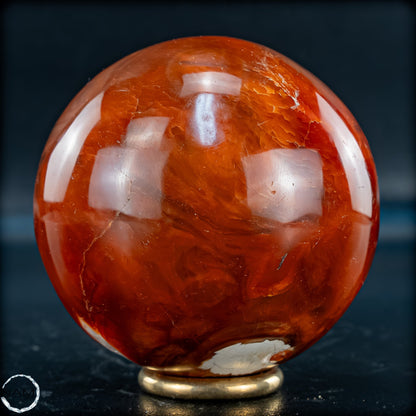 Natürliche Mehrfabige Carneol Kristall Kugel - 379,69g
