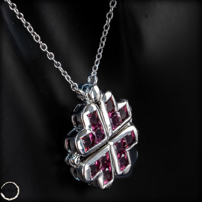 Ausdrucksstarke Rubin-Kette – zeitlose Eleganz mit Charakter -6,03g  - 30,15ct