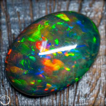 Großer AAA+ Schwarzer Opal Cabochon - 24.3 ct - 4.86 g