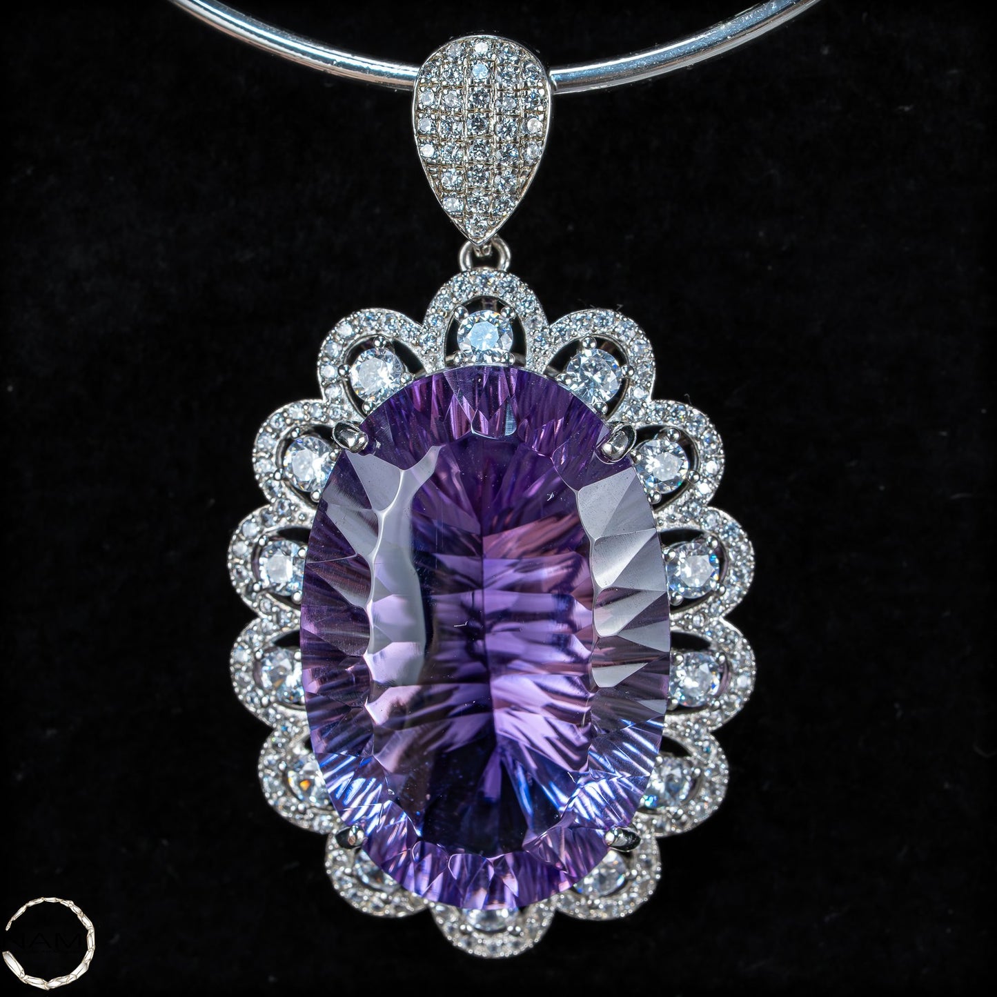 Amethyst-Anhänger – ein Meisterwerk aus Licht, Tiefe und Eleganz 15,64g 78,2ct
