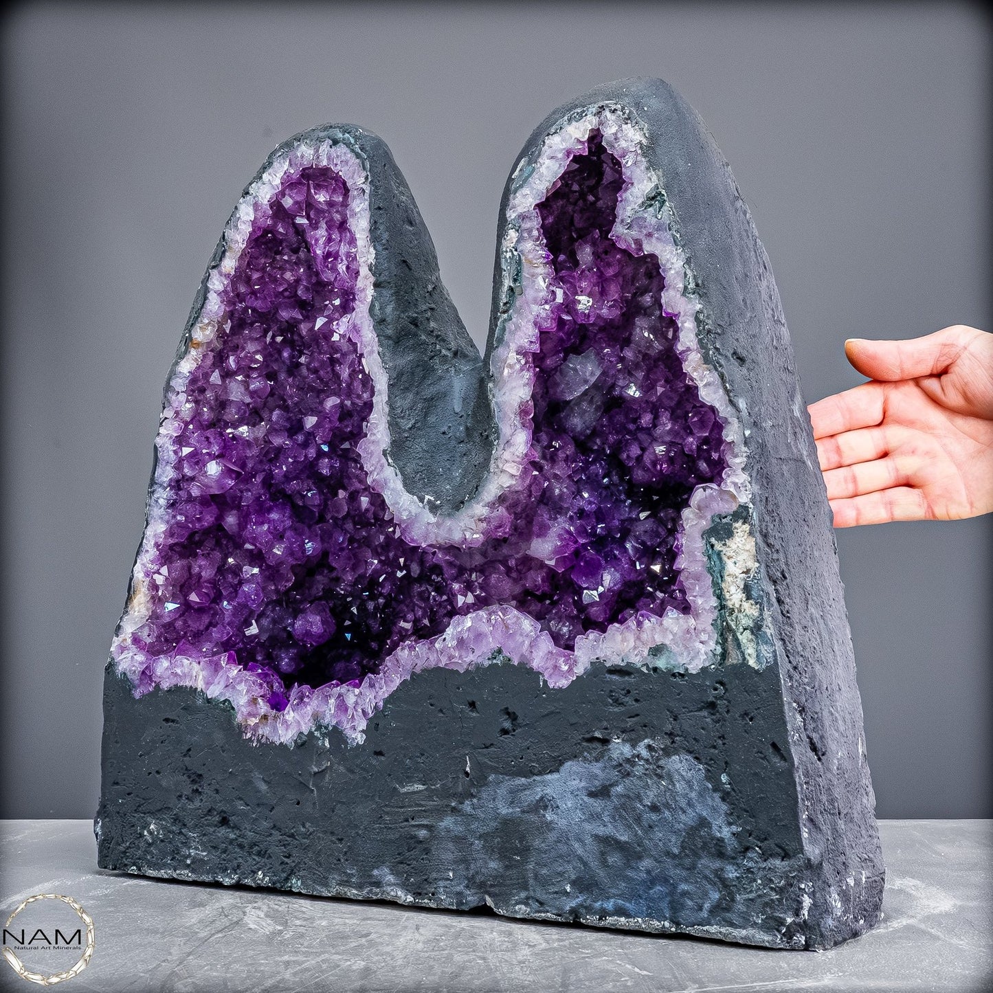 Amethyst-Druse Kathedrale – Naturwunder aus Uruguay – 31259,73g