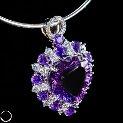 Amethyst-Anhänger – ein Meisterwerk aus Licht, Tiefe und Eleganz  6,97g 34,85ct