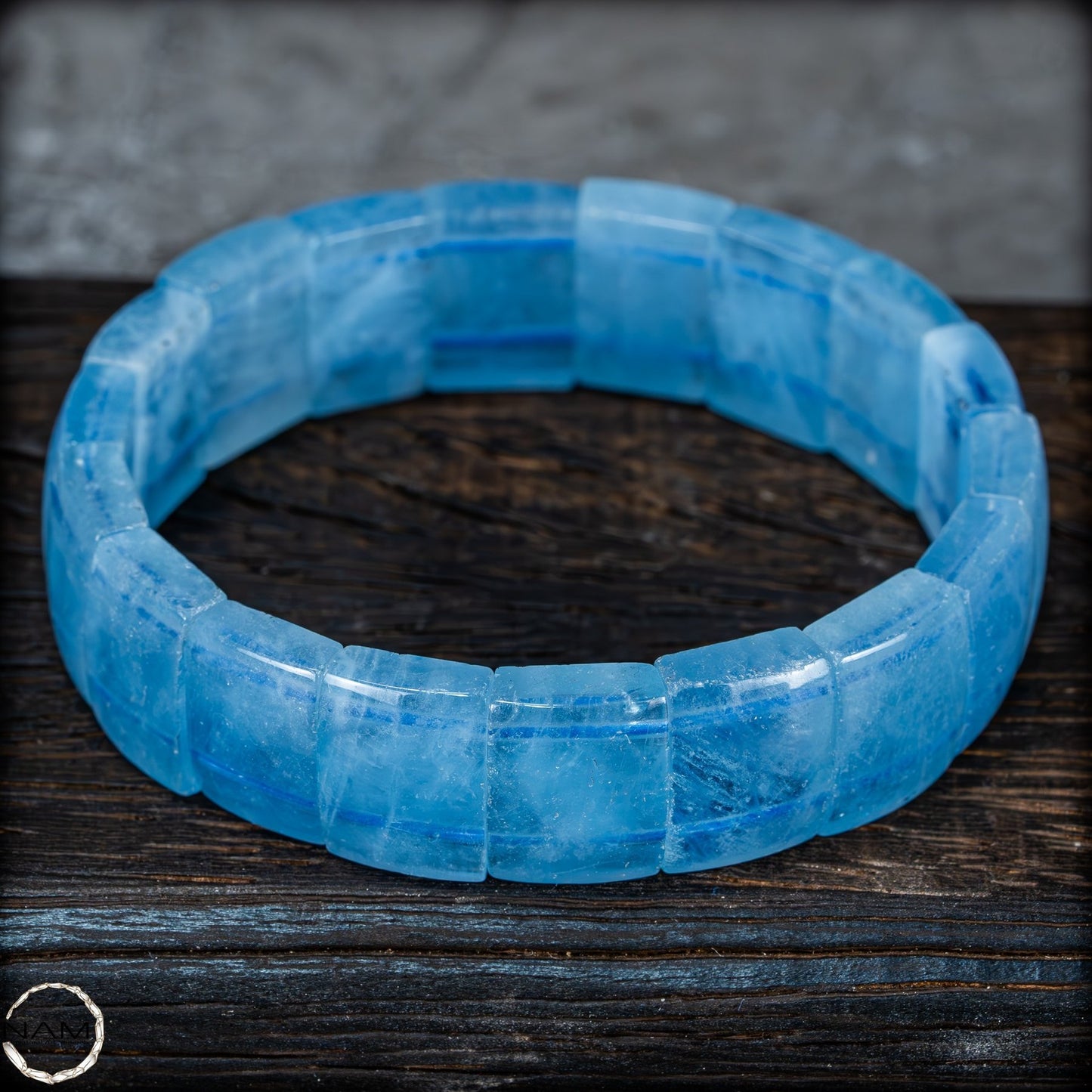 Eleganz in Blau – Aquamarin-Armband Afghanistan -40,19g 200,95ct