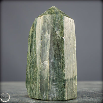 Natürliche Grüne-Quarzkristall Obelisk aus Brasilien - 675,38g