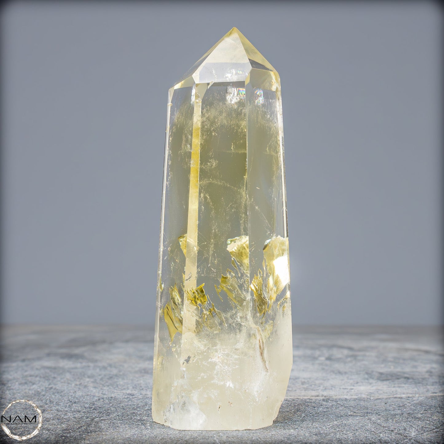 Top Qualität Transparenter Citrin Kristall - Brasilien - 237,99g