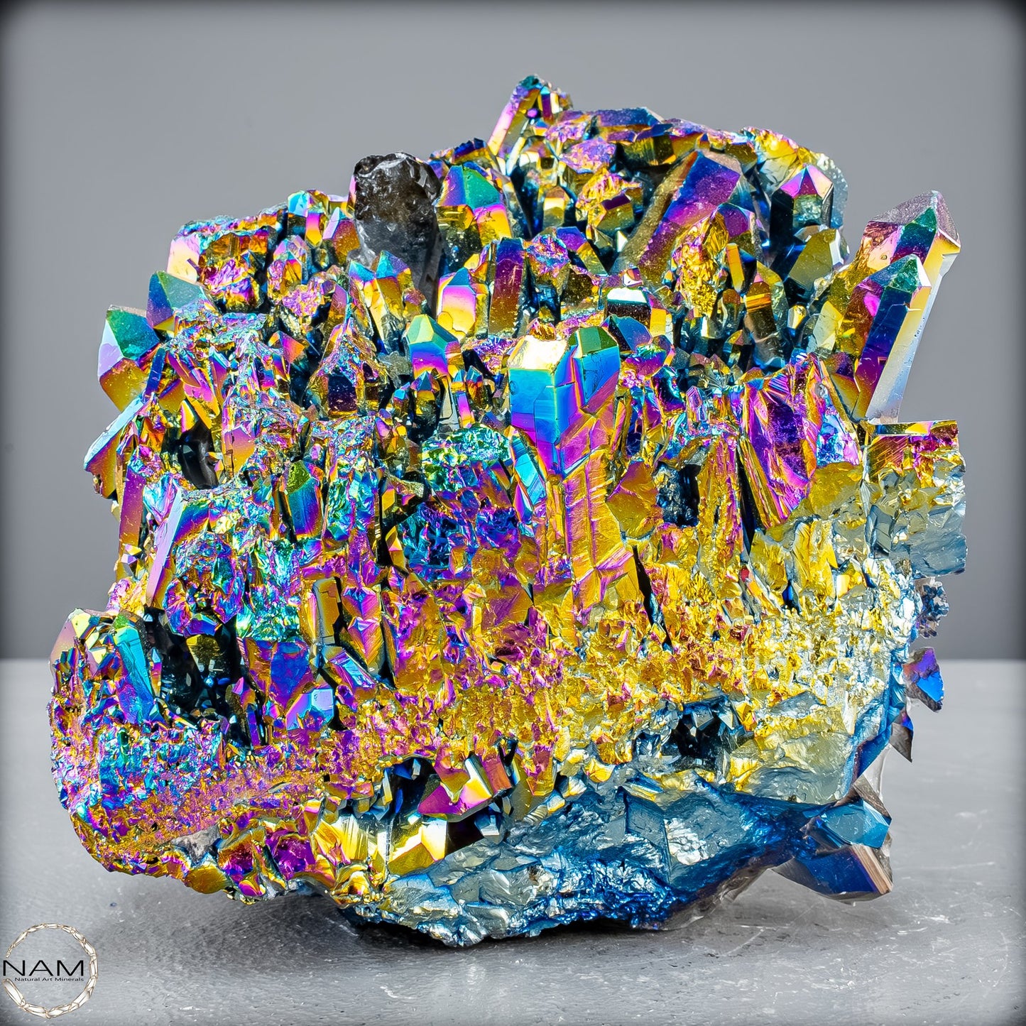 Wunderschönes Aura-Amethyst Kristallcluster – 1478,26g