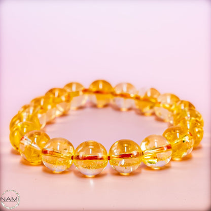 Edles Citrin Armband – Strahlende Eleganz in Goldgelb -26,70g 133,5ct