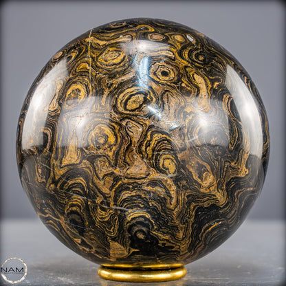 Natürliche Stromatolith (Fossile Algen) Kugel - 2316,17g - 126mm