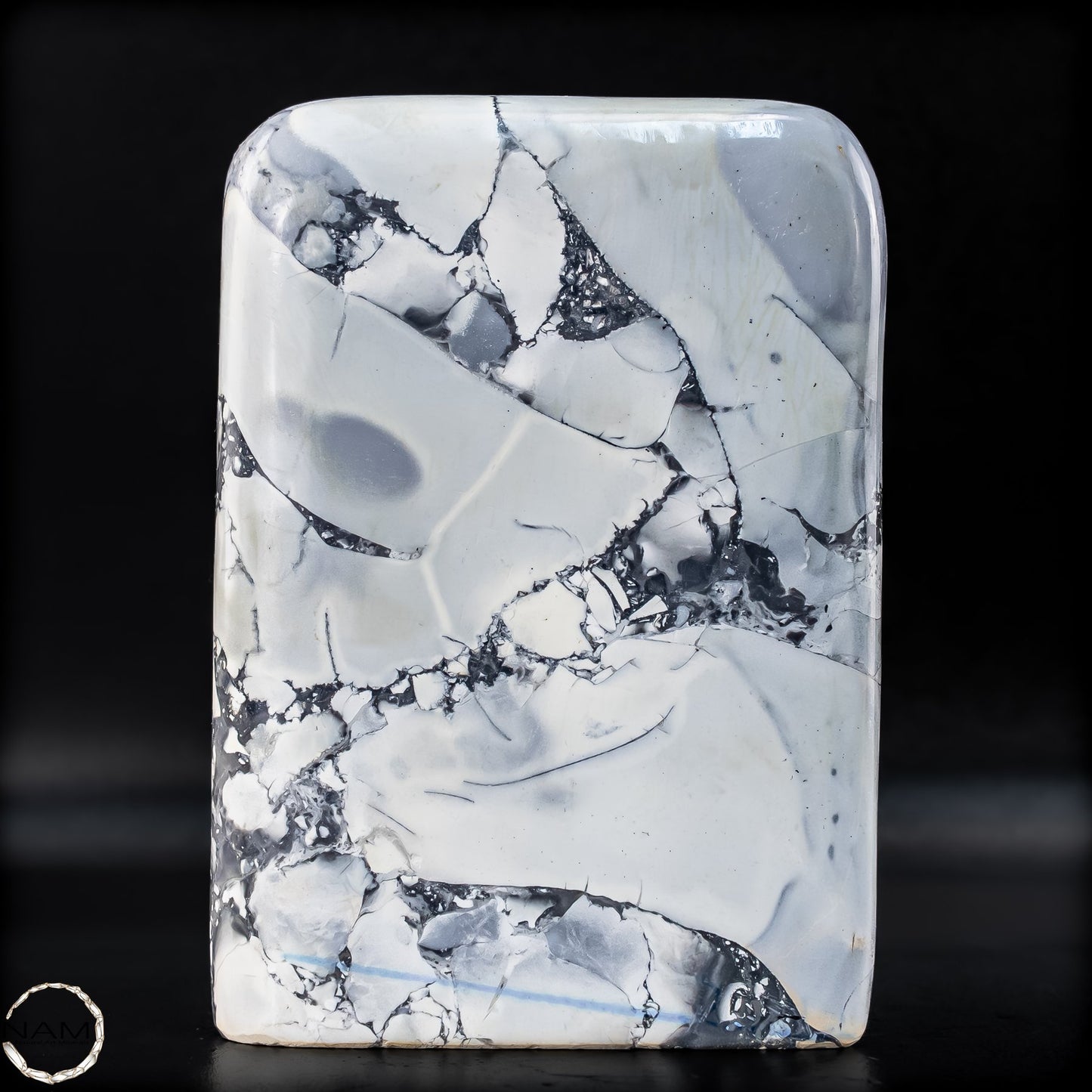 Natürliche Indonesische Picture Jasper-Kristall Freiform – 949,28g