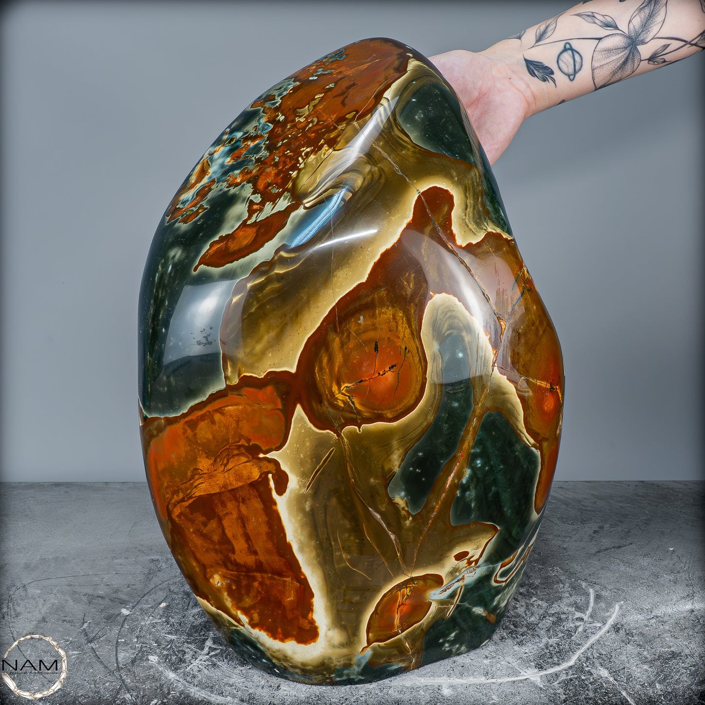 Natürliche Polychrome Jaspis Kristall-Freiform XXL -26101,22g
