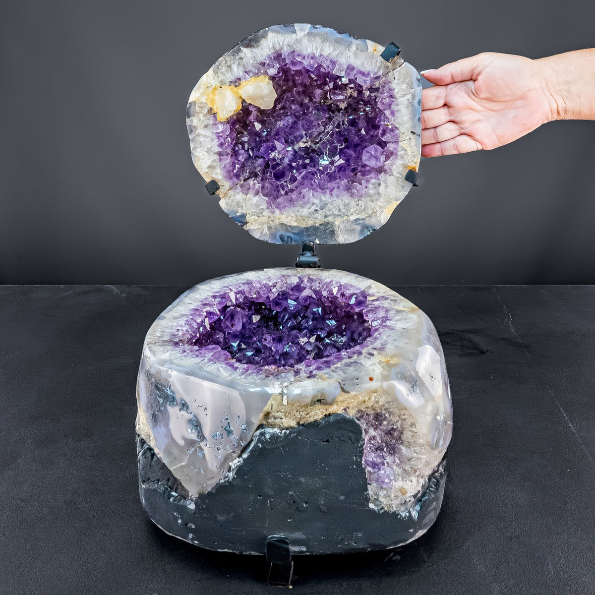 Natürliche Amethyst-Kristall Drusen-Schale -22541,77g