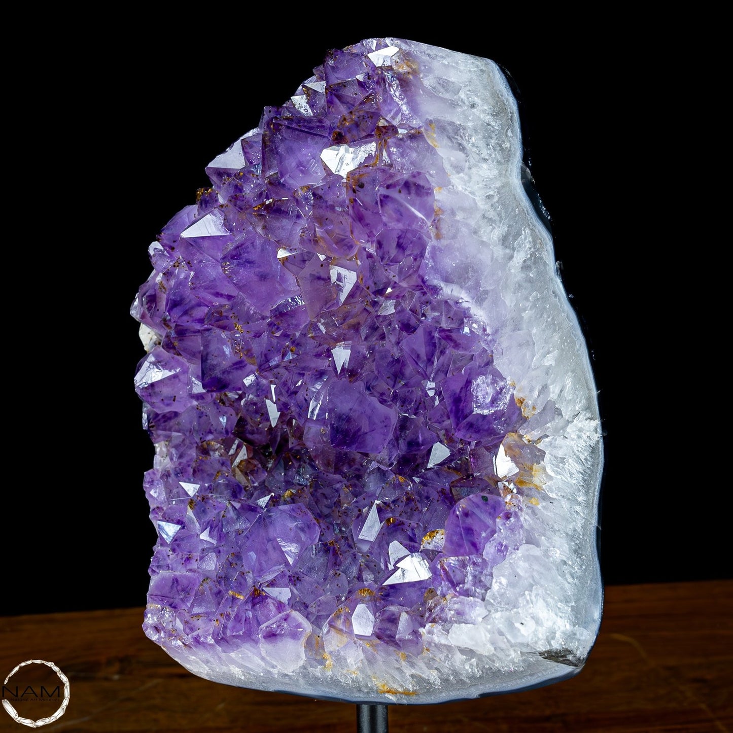 Natürliche Amethyst-Kristalle/Druse auf Ständer - 5093,15g