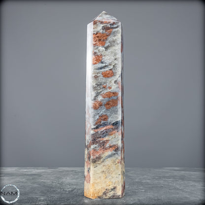 Natürliche Rote Aventurin Obelisk aus Madagaskar - 677,22g