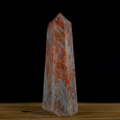 Natürlicher Roter Feuerquarz Obelisk - 3746,28g