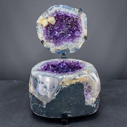 Natürliche Amethyst-Kristall Drusen-Schale -22541,77g