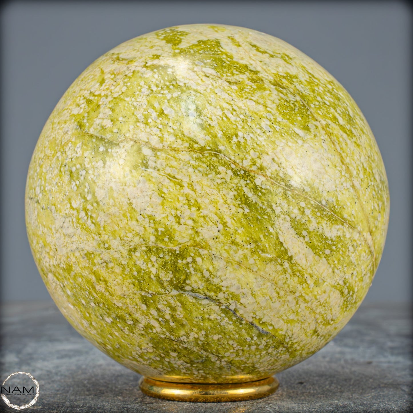 Natürliche Serpentin Kugel - 1783,75g - 112mm