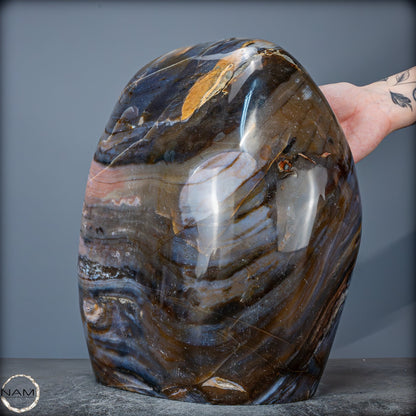 Natürliche Gebänderter Achat Kristall-Freiform - 19370,33g