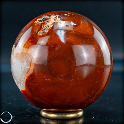 Natürliche Mehrfabige Carneol Kristall Kugel - 379,69g