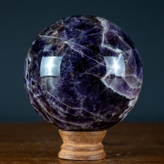 Natürliche Chevron-Amethyst Kristallkugel aus Bolivien - 1611,18g - 110mm