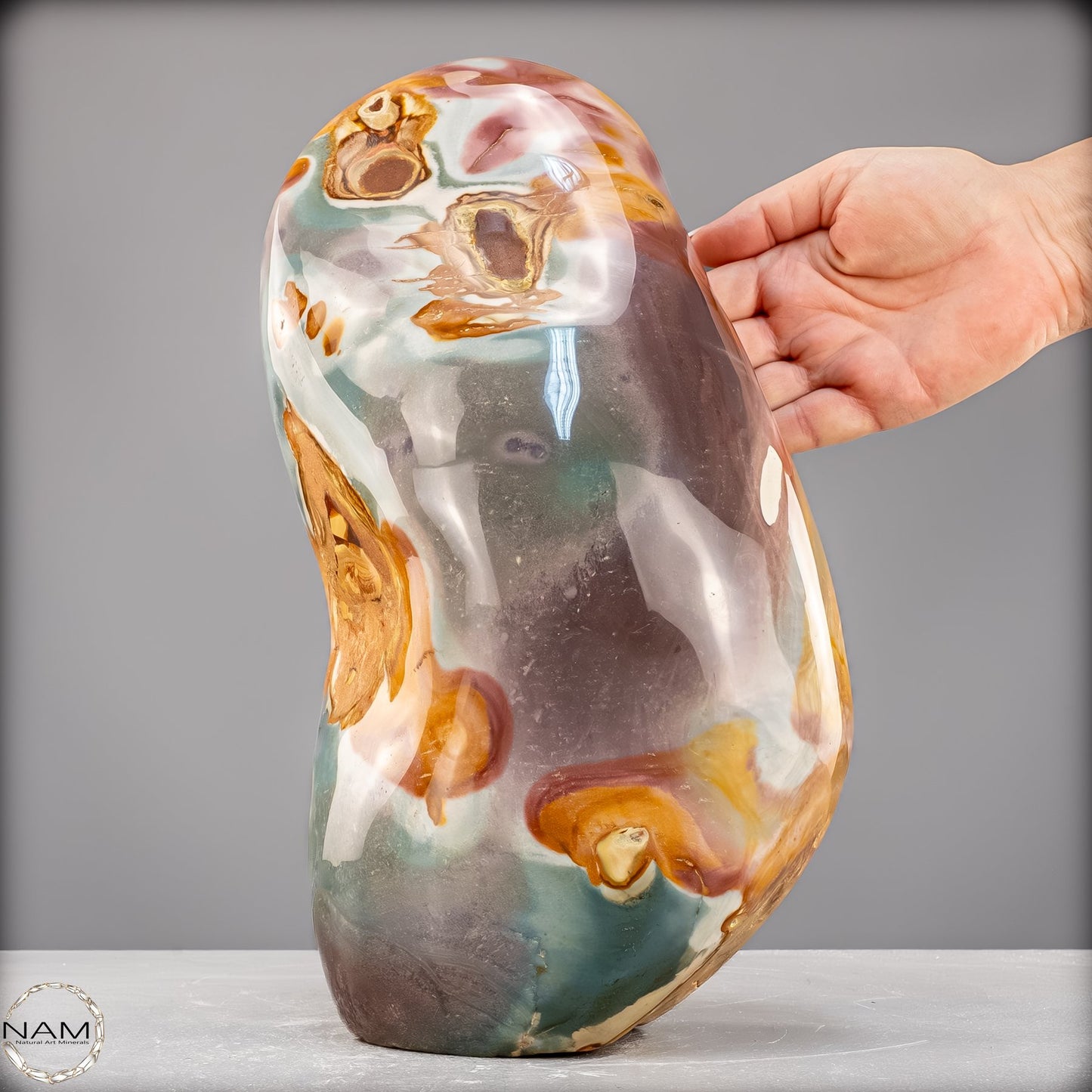 Natürliche Polychrome Jaspis Kristall-Freiform - 9179,48g