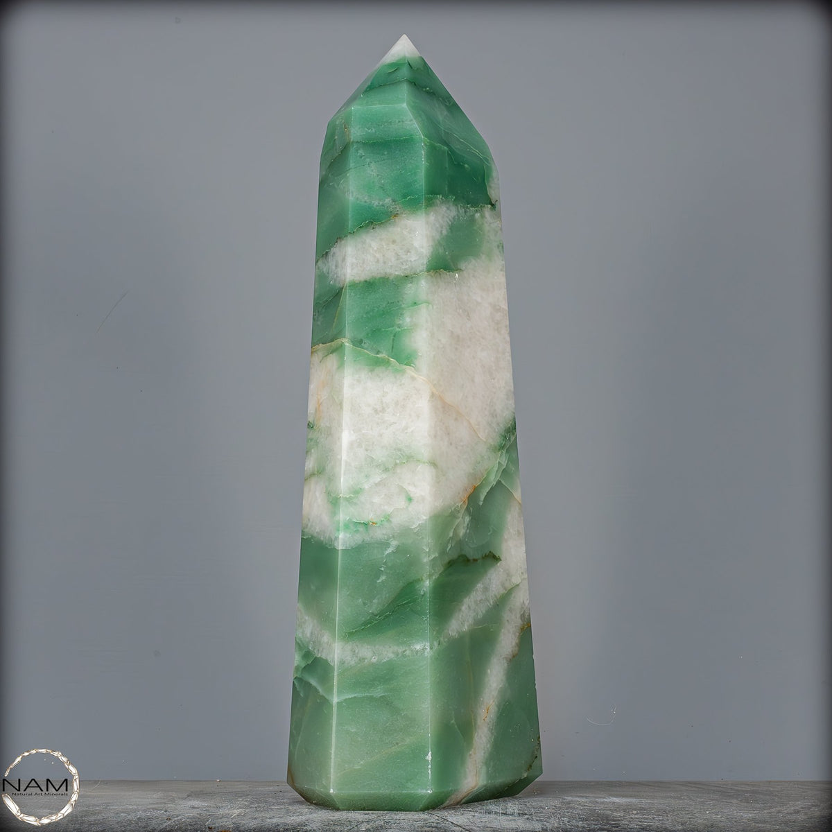 Natürlicher Aventurin Obelisk aus Brasilien - 6473,13g