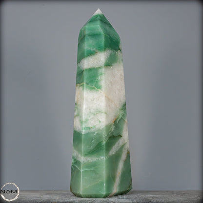 Natürlicher Aventurin Obelisk aus Brasilien - 6473,13g