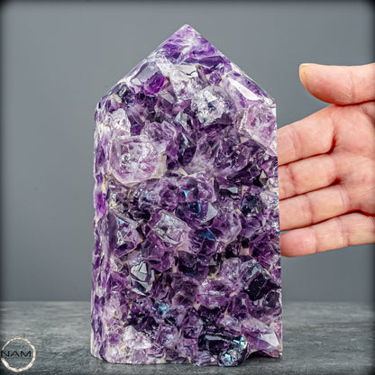 Natürliche Amethyst-Kristall Druse/Spitze -1601,48g
