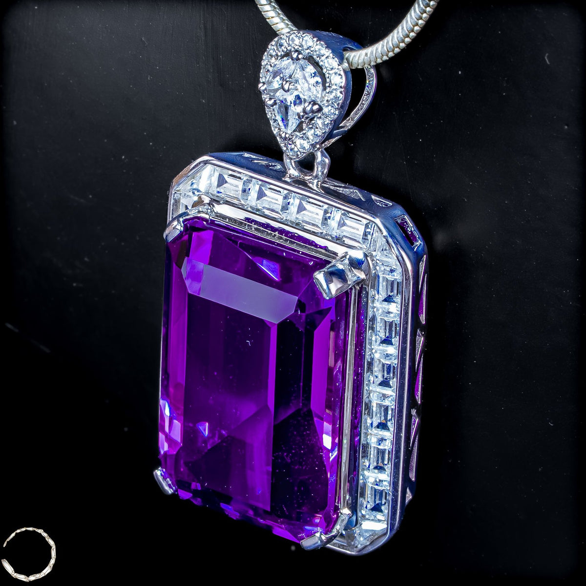 Amethyst-Anhänger – ein Meisterwerk aus Licht, Tiefe und Eleganz 9,51g 47,55ct