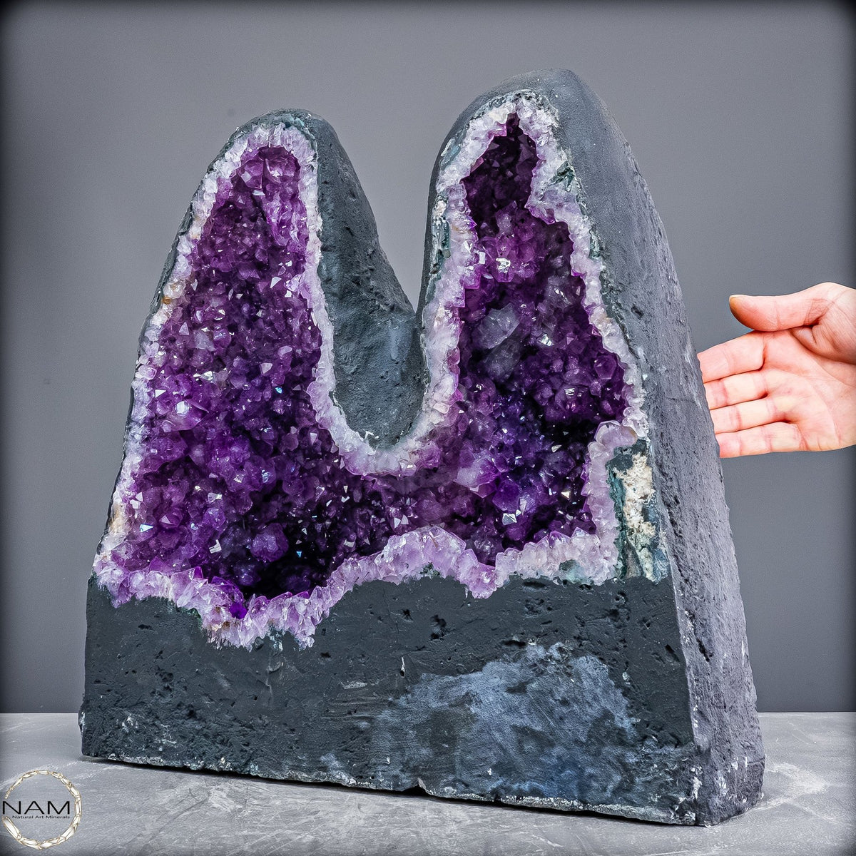Amethyst-Druse Kathedrale – Naturwunder aus Uruguay – 31259,73g