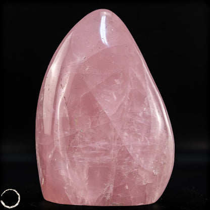 Natürliche Rosenquarz-Kristall Freiform aus Brasilien - 950,38g