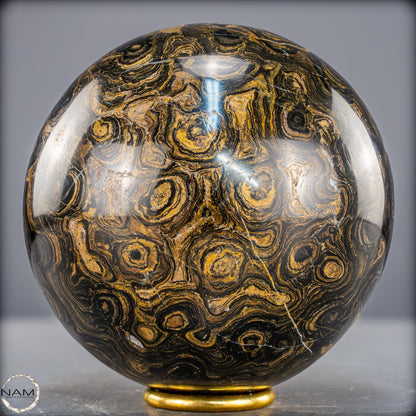 Natürliche Stromatolith (Fossile Algen) Kugel - 2316,17g - 126mm