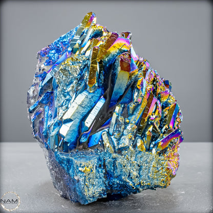 Wunderschönes Aura-Amethyst Kristallcluster – 1478,26g