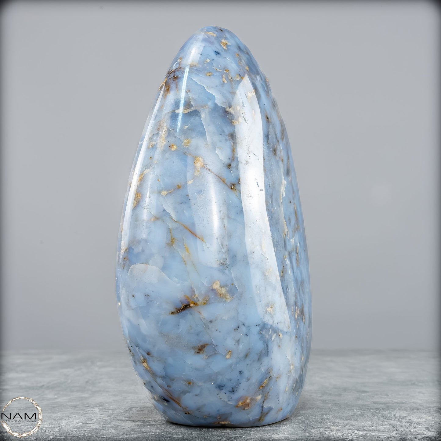 Natürliche Blaue Quarz Freiform aus Brasilien - 1198,66g