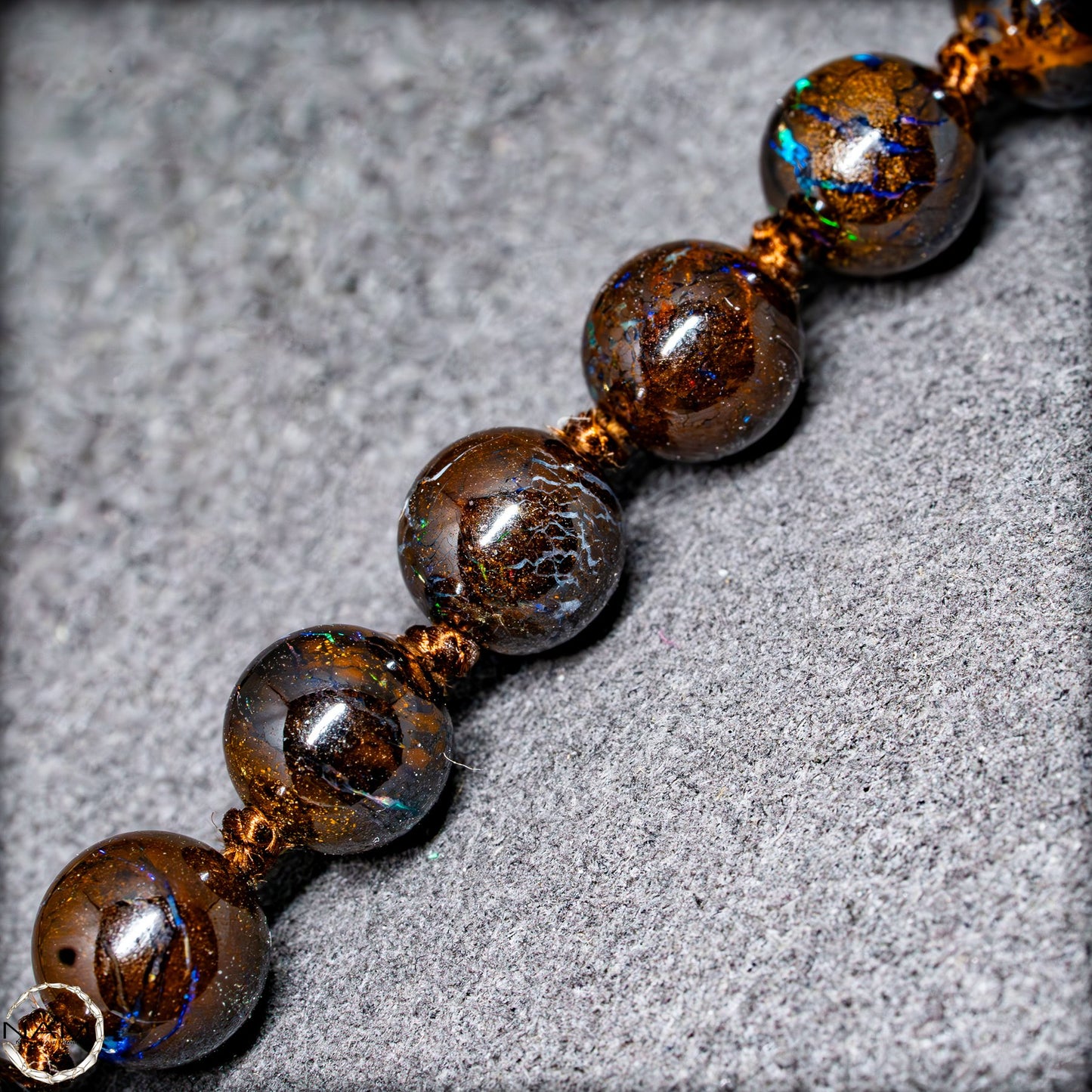 Boulder Opal Halskette mit Designer-Anhänger - 50,89g 254,45ct