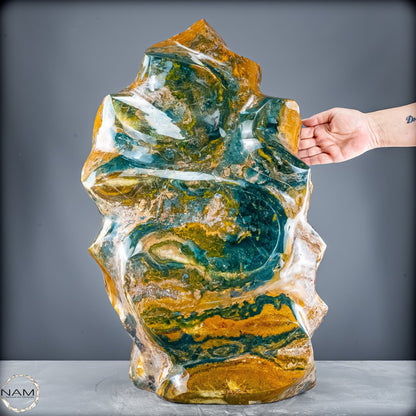 Natürliche Ocean Jasper Flamme - 63301,44g