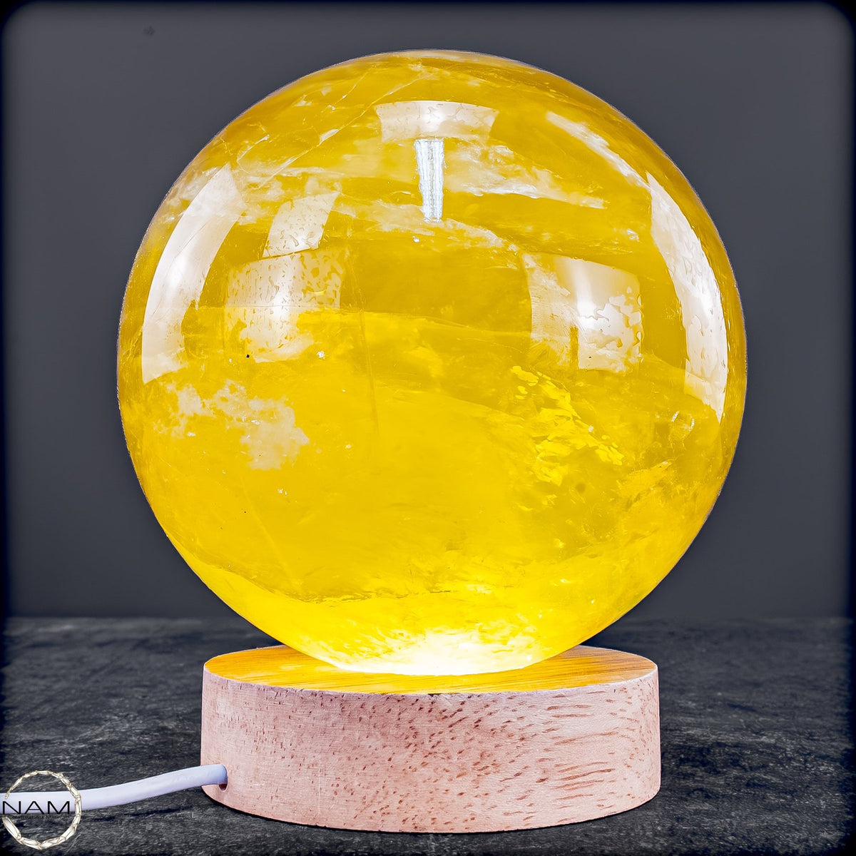 Top Qualität Transparenter Citrin Kristall Kugel - Brasilien - 2002,76g