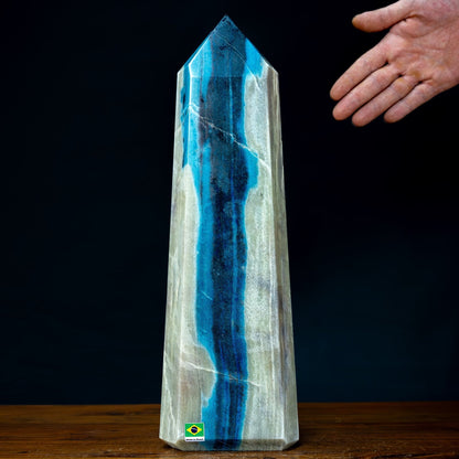 Großer Natürlicher Trolleit-Kristall Obelisk aus Brasilien - 3845,79g