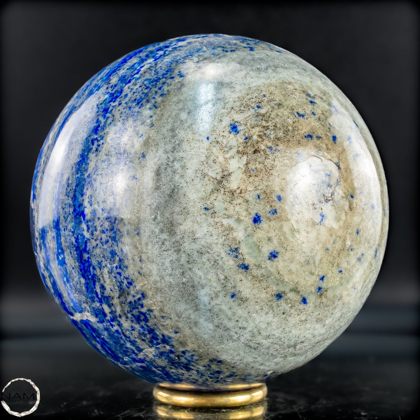 Natürliche Lapislazuli-Kristall-Kugel - 3259,17g