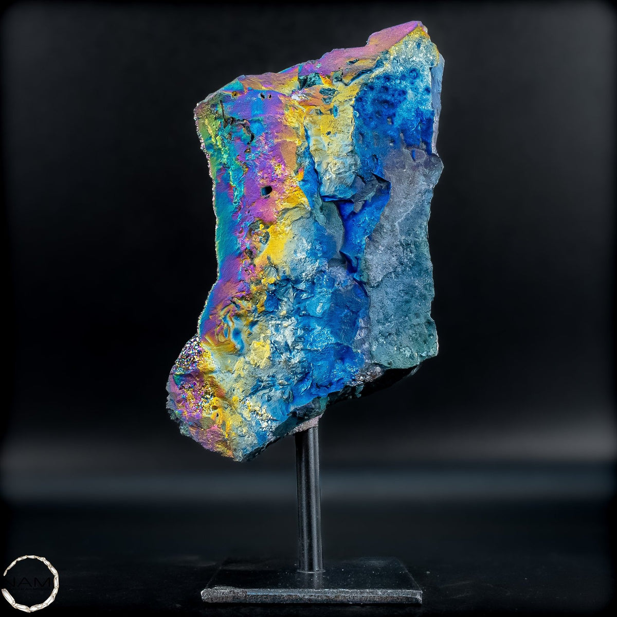 Kristall-Aura-Amethyst auf Ständer –797,79g