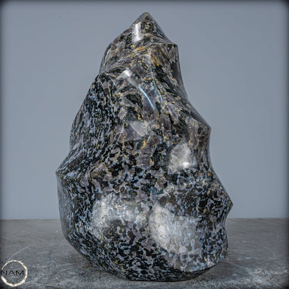 Natürliche Merlinit (Gabbro) Kristall Flamme - 5685,15g