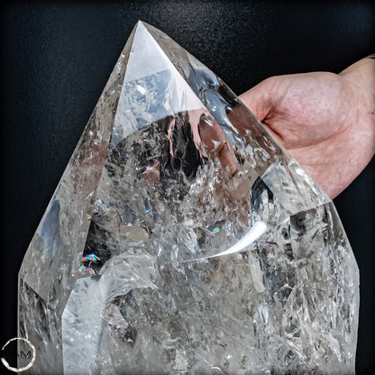 Natürlicher Lumerische Quartz Kristall Phantom auf Ständer - 10802,49g