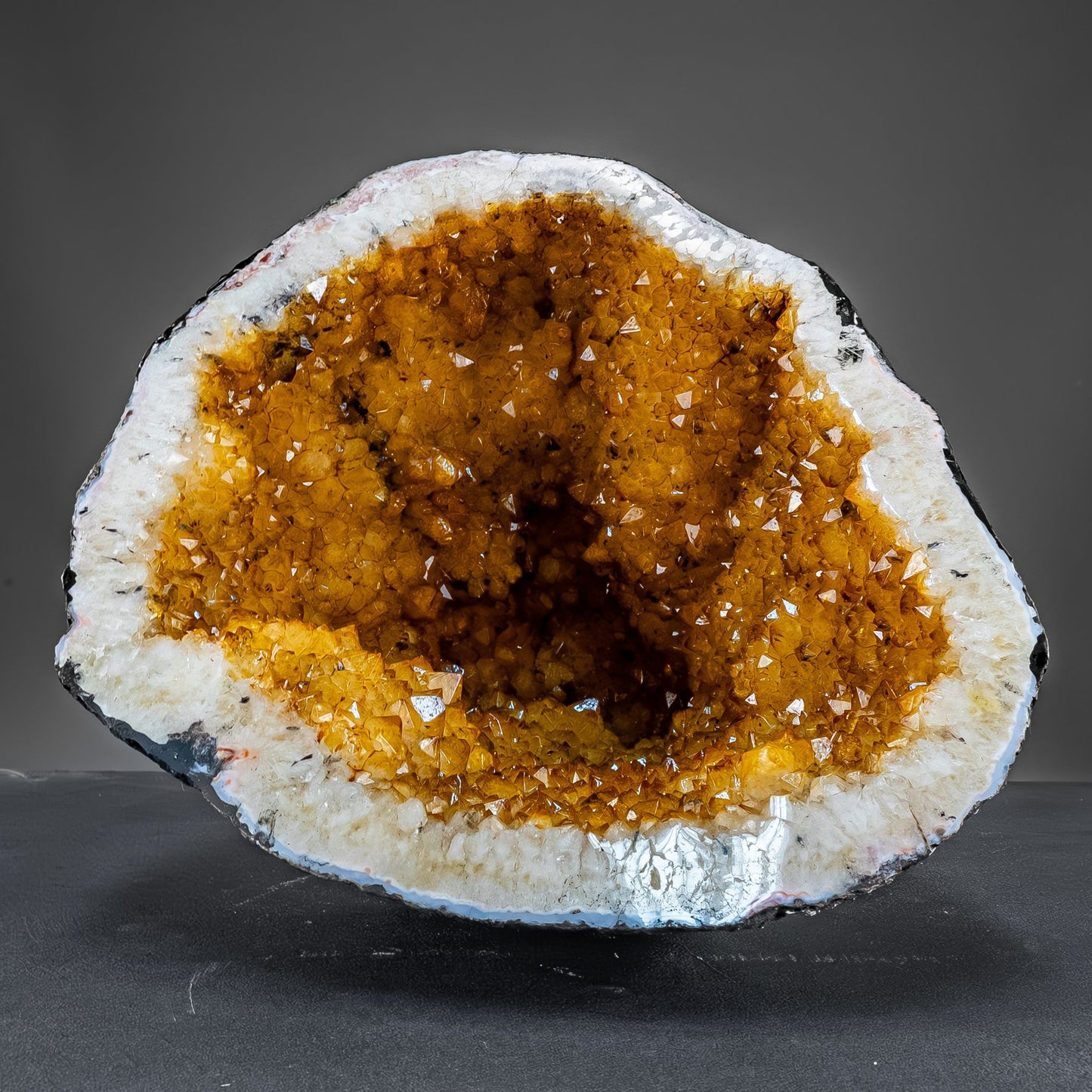 Große  Citrin-Quarz Druse, Brasilien - 15601,93g