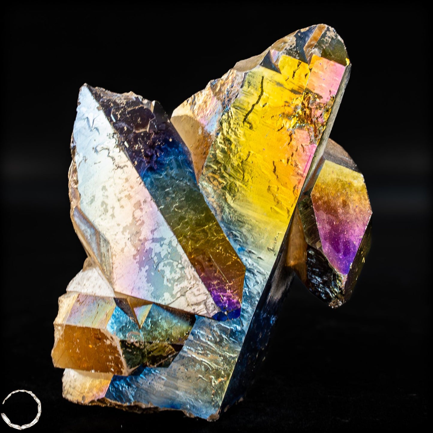 Aura Cluster – Regenbogenkristall voller Energie und Magie – 254,25g