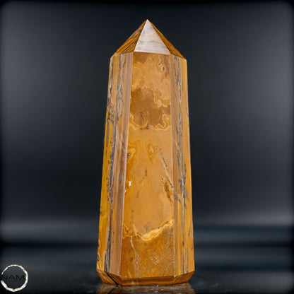 Natürlicher Tigerauge-Obelisk - 1201,36g