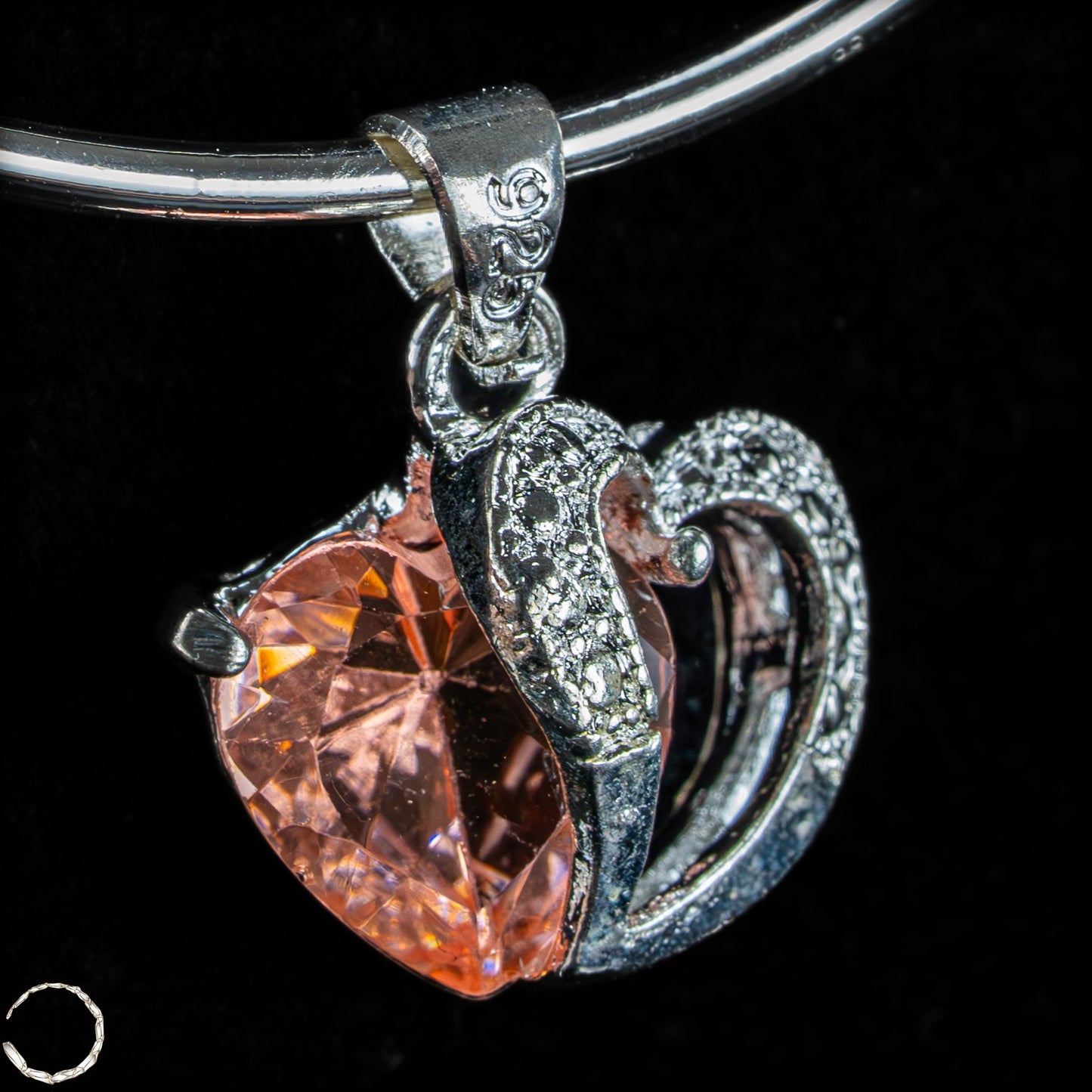 Topas Herzanhänger aus 925er Silber Mystische Perfektion - 2,05g 10,25ct