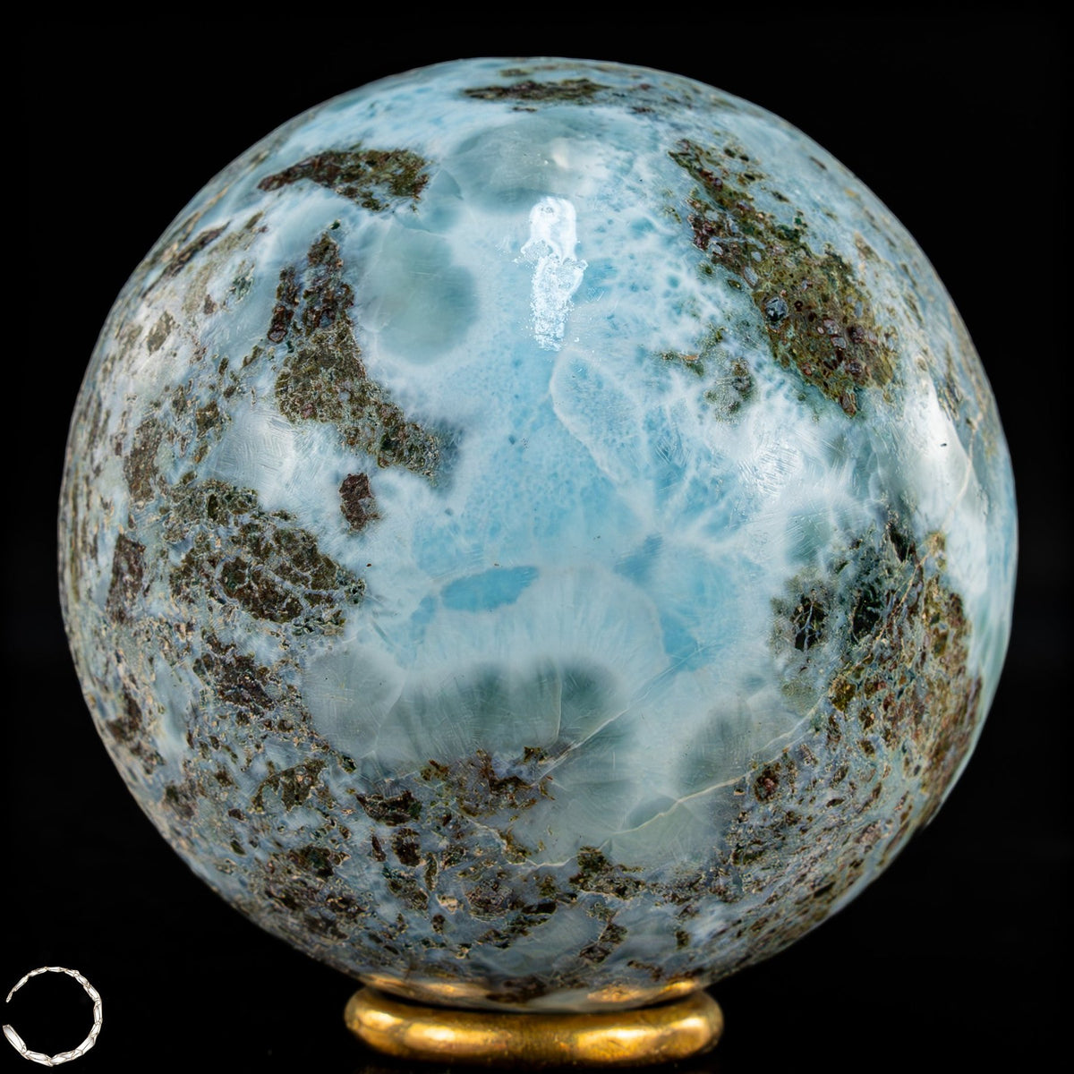 Natürliche Larimar Kugel -  481,39g - 2406,95ct