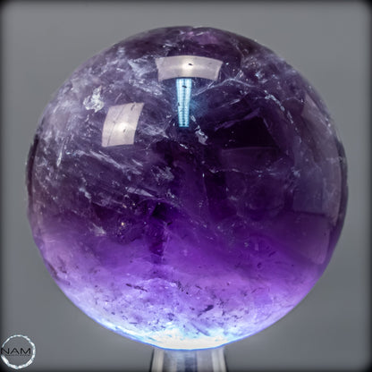 Natürliche Amethyst-Kristall Kugel, Brasilien - 732,69g - 77mm