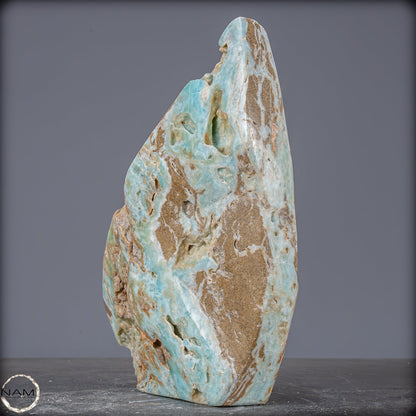 Natürlicher Blau-Grüne Aragonit Kristall-Freiform - 2287,04g