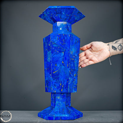 Seltener Natürliche Lapislazuli Kristall-Vase - 4688,71g