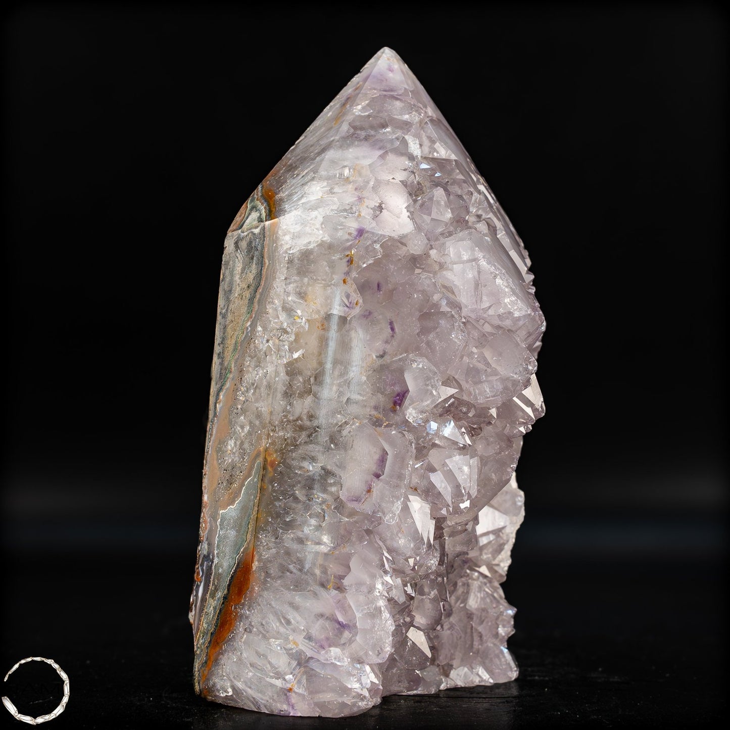 Natürliche Amethyst-Kristall Druse/Spitze - 621,99g